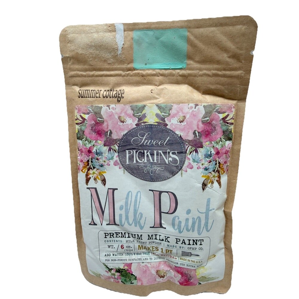 NEW Sweet Pickins Milk Paint Summer Cottage  6 Oz Makes 1 Pint added to water